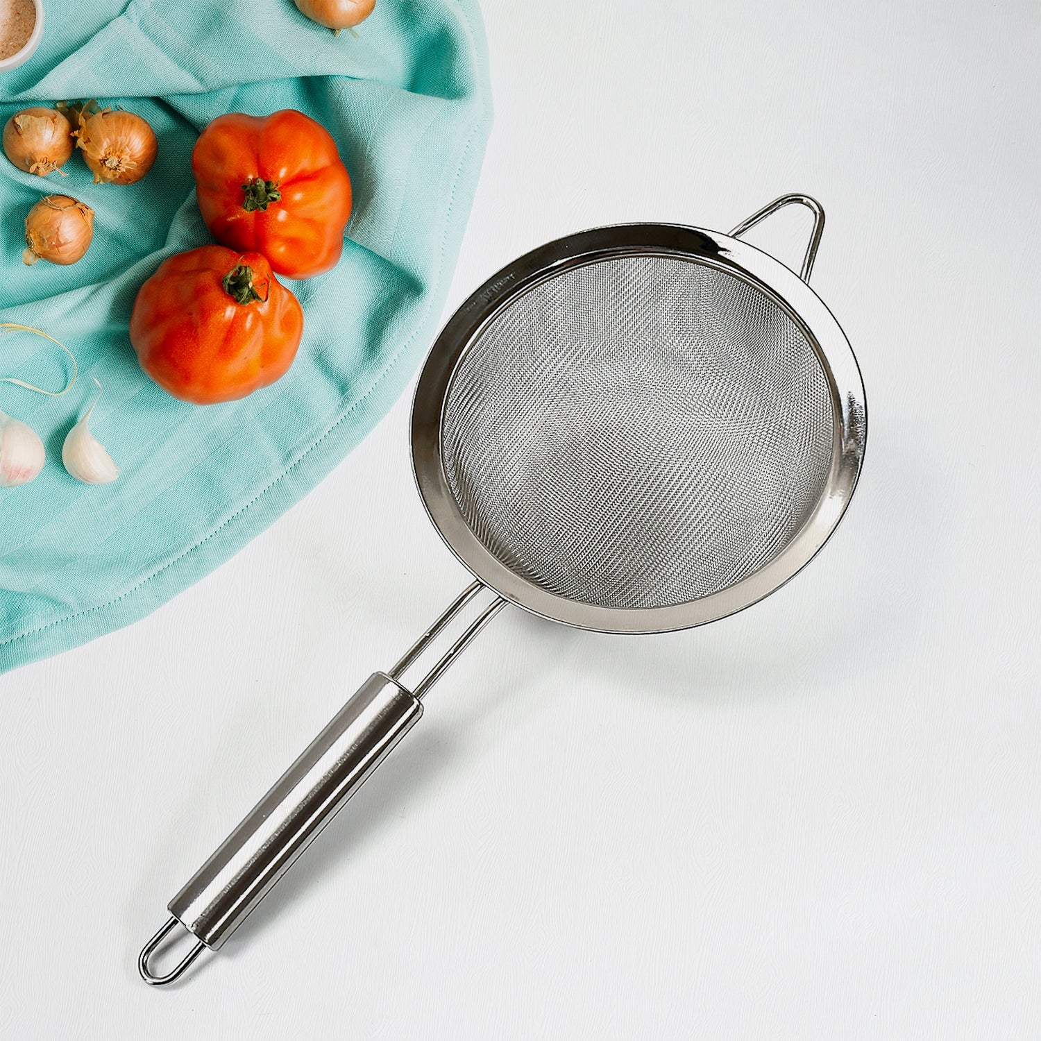 5601 Mesh Sieve Quality Stainless Steel Fine Mesh Strainer with Sturdy Handle and Hook, Ideal for Tea Coffee, Rice, Powder, Fruit Etc Kitchen Food Kitchen Utensil 5601 Mesh Sieve Quality Stainless Steel Fine Mesh Strainer with Sturdy Handle and Hook, Ideal for Tea Coffee, Rice, Powder, Fruit Etc Kitchen Food Kitchen Utensil